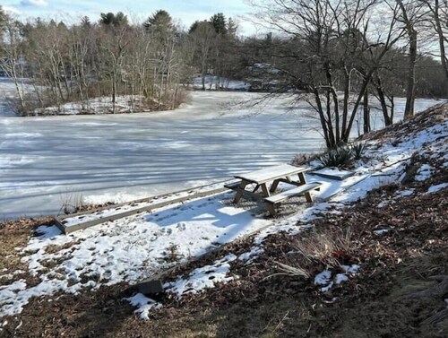 Peaceful lakeside retreat in Greenwich [2BR, 1BA]