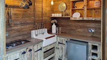 Fridge, oven, stovetop, toaster