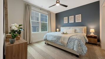 2 dormitoris, escriptori i planxa i posts de planxar