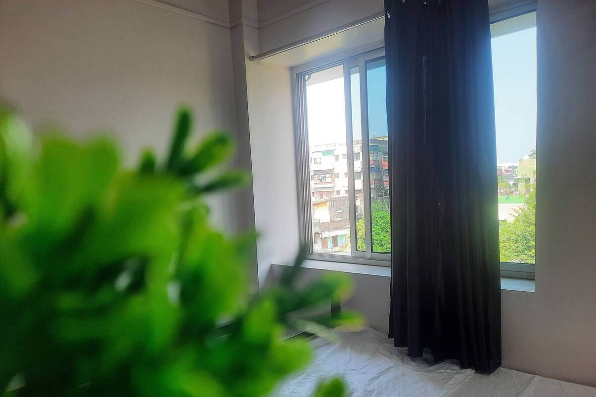 Basic Double Room, Patio, City View