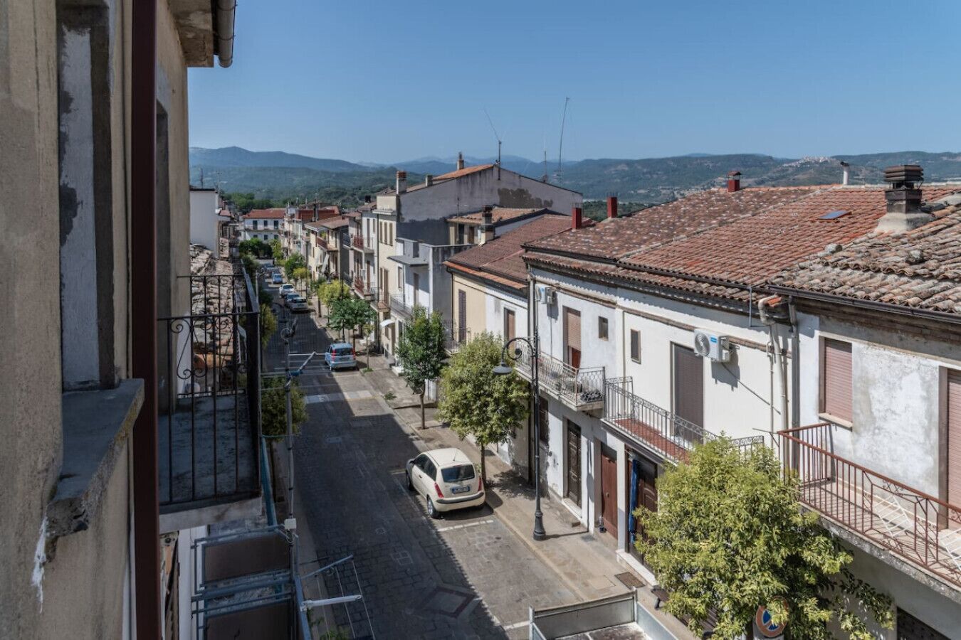 Blick von der Unterkunft