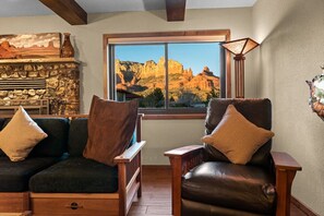 Télévision, cheminée