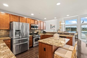 Fridge, microwave, oven, stovetop - The Sound Landing w/ Beach Access & Theater Room! (Bremerton)