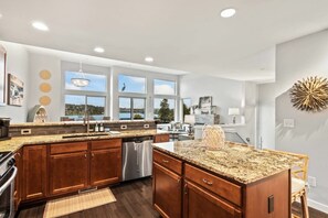 Fridge, microwave, oven, stovetop - The Sound Landing w/ Beach Access & Theater Room! (Bremerton)