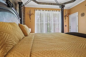 4 chambres, coffres-forts dans les chambres, fer et planche à repasser