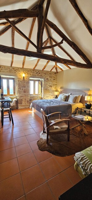 Deluxe-Doppelzimmer, Balkon, Gartenblick