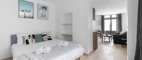 Appartement | 1 chambre, espace de travail pour ordinateur portable