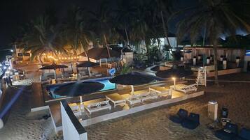 Front of property - evening/night