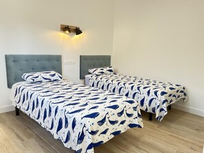 2 habitaciones, wifi gratis y ropa de cama 