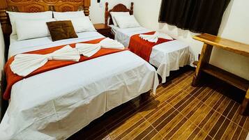 2 bedrooms, premium bedding, Select Comfort beds, blackout curtains