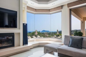 6 bedrooms, desk, soundproofing, Internet - Villa Anastasia - Private Pool Panoramic Views (Platanias)