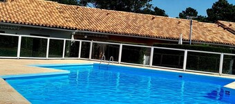 Villa in residence les villas de la Palmyre swimming pool tennis 3 km beach
