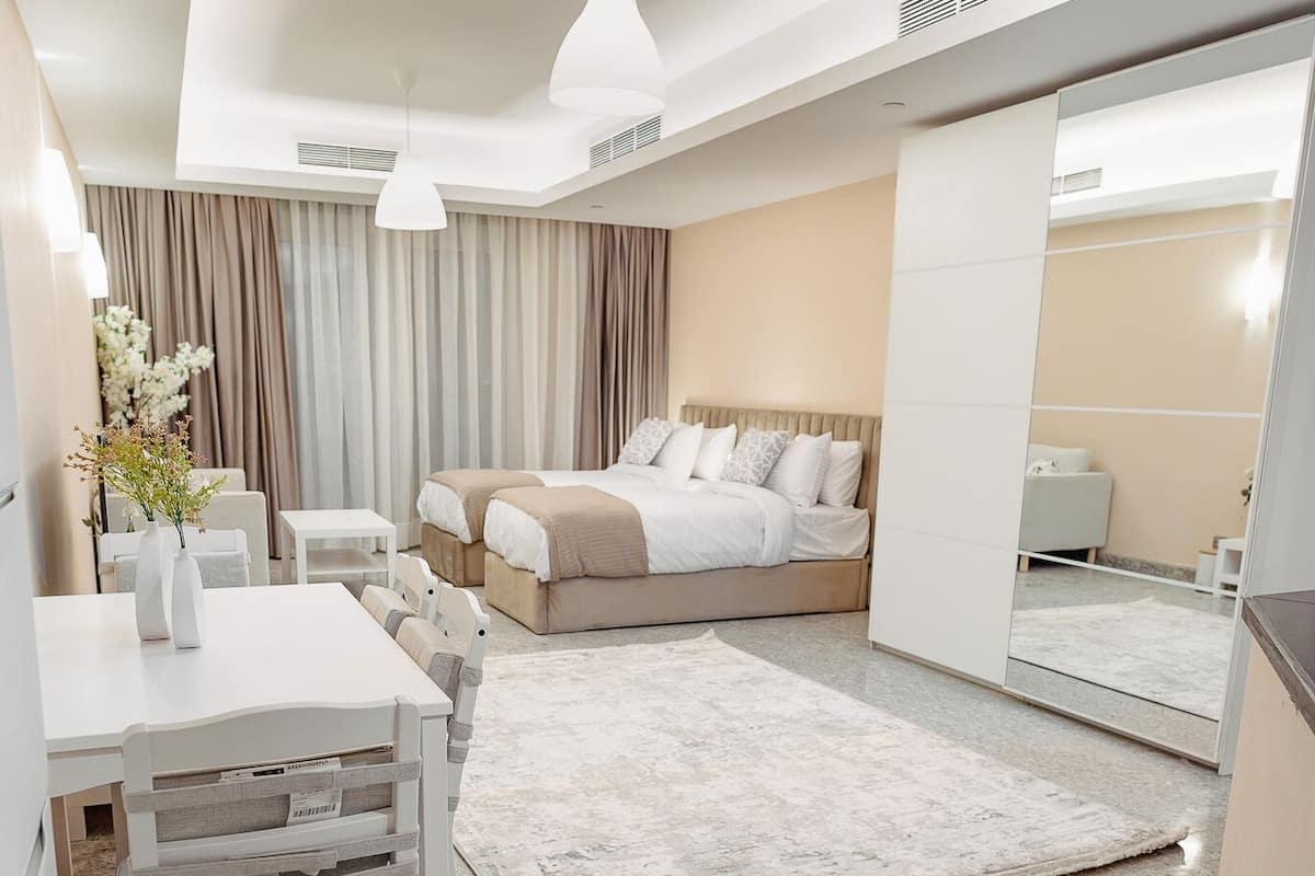 Elite Suite | 1 bedroom, Egyptian cotton sheets, premium bedding