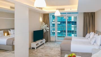 Elite Suite | 1 bedroom, Egyptian cotton sheets, premium bedding