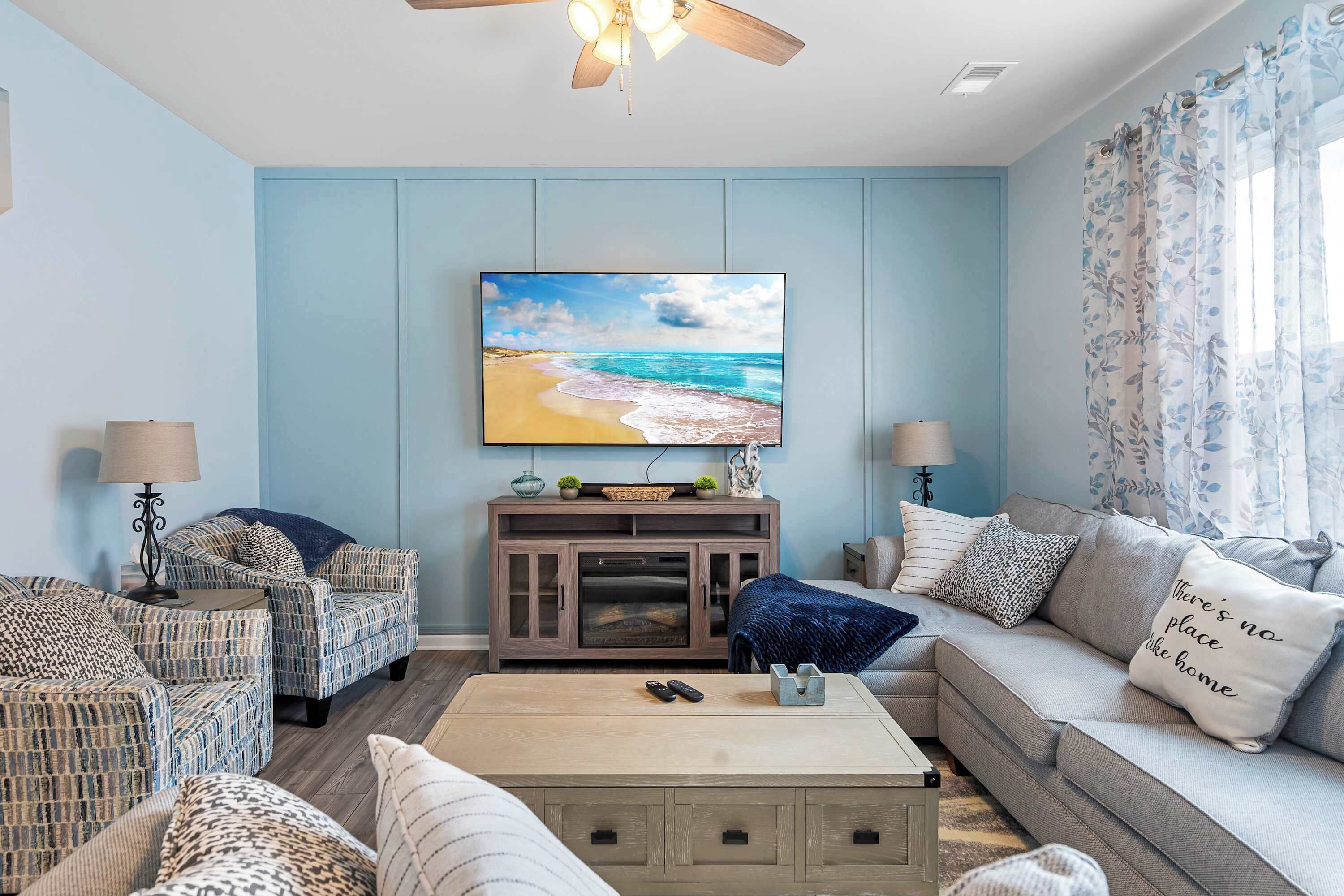 House, Multiple Beds, Patio, Garden View (Schooner Landing 2) | Living area | 42-inch flat-screen TV with digital channels