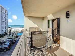 Outdoor dining - Gulfside Getaway | Sunrise + Sunset Views (St. Pete Beach)