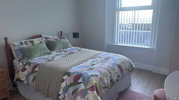 2 bedrooms, in-room safe, iron/ironing board, travel crib
