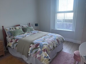 2 bedrooms, in-room safe, iron/ironing board, travel crib