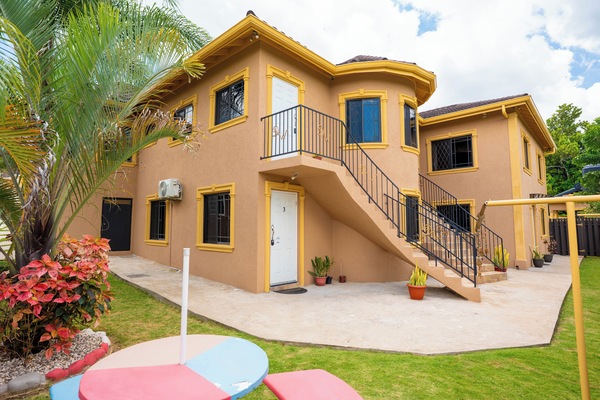 your outdoor seating area just off from your private apartment entry