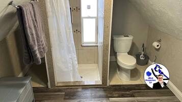 Hair dryer, towels