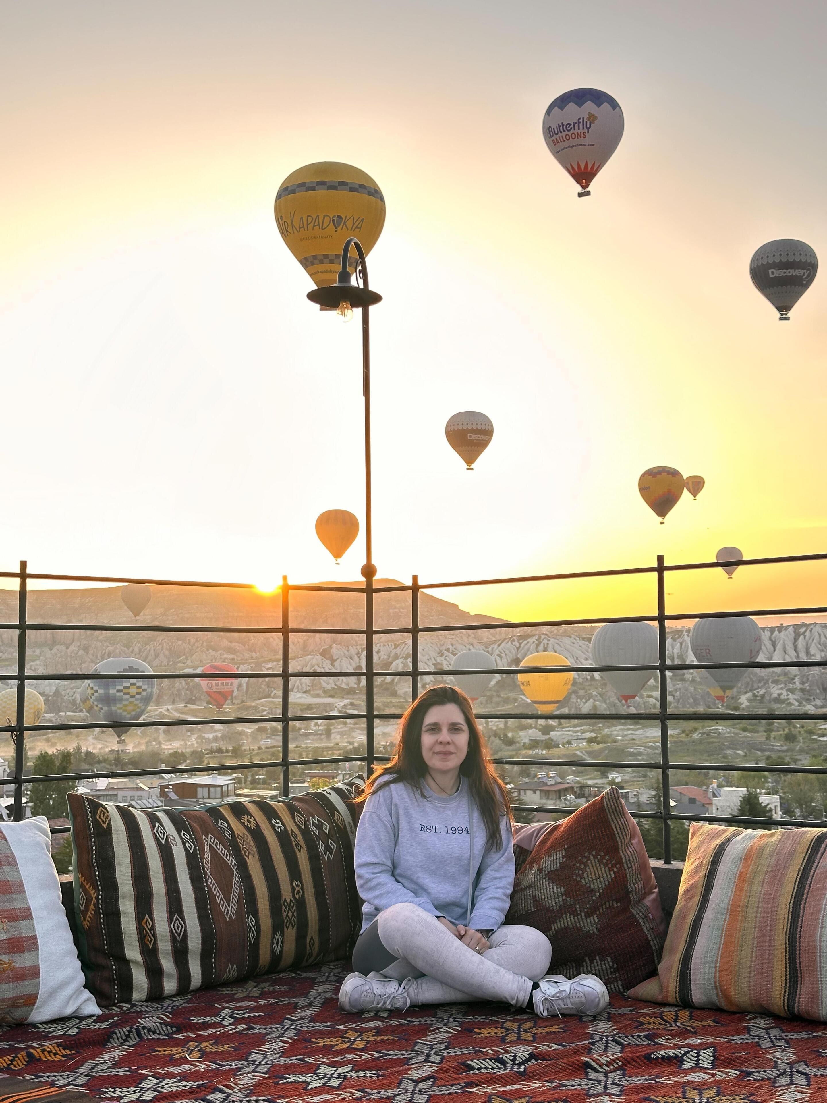 شرفة على السطح