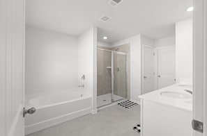 Towels, soap, toilet paper