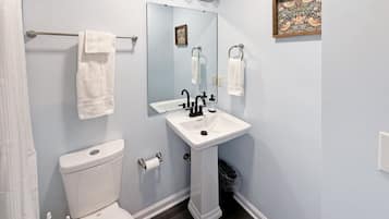 Hair dryer, towels