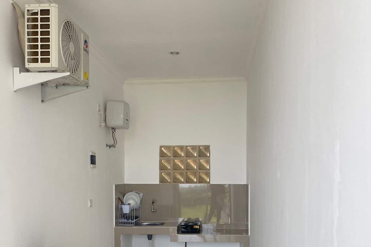 Chambre Simple Deluxe, vue cour intérieure | Cuisine privée