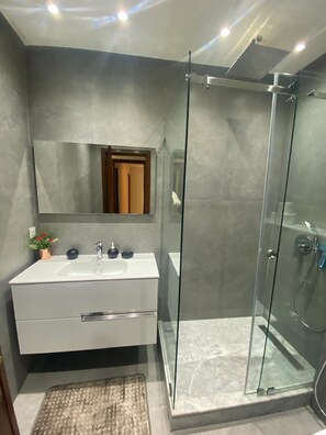 Dutxa, assecador de cabells, tovalloles i paper higiènic 