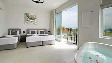 7 slaapkamers, een strijkplank/strijkijzer, wifi, beddengoed