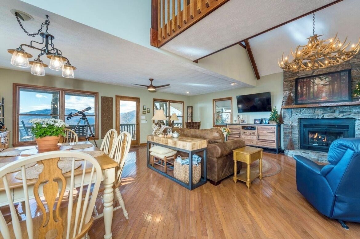 Smart TV, fireplace, video games, computer monitors