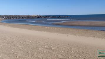 On the beach