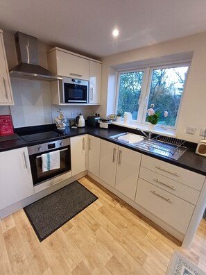 Microwave, oven, stovetop