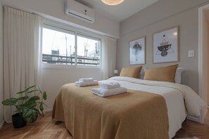 1 bedroom, blackout curtains, iron/ironing board, free WiFi