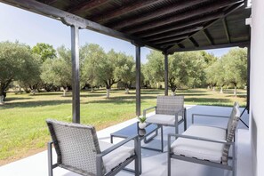 Maison Luxe, vue jardin | Terrasse/Patio