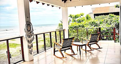 LA CASA BLANCA- BEACH HOUSE-SEA VIEW-POOL-PRIVATE BEACH MAISON PLAGE-VUE-PISCINE