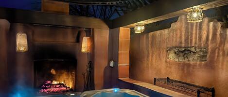 Tina de hidromasaje al aire libre