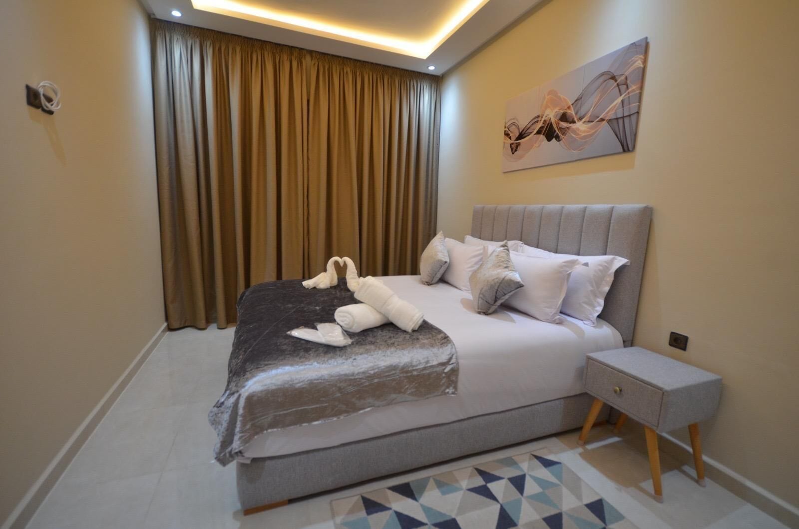 1 chambre, fer et planche à repasser, Wi-Fi gratuit, draps fournis