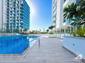 Leilighet (1 Bedroom) | Basseng | Utendørsbasseng