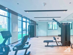 Apartment (0 Bedroom) | Gym - Cozy Studio With Balcony & Stunning Views (Dubai)