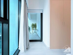 Apartamento (0 Bedroom) | Ferros/tábuas de passar roupa, roupa de cama