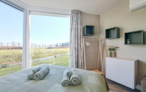 2 dormitorios, cuna de viaje, wifi gratis y ropa de cama