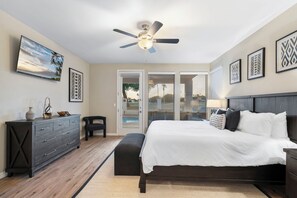 4 bedrooms, iron/ironing board, travel cot, WiFi