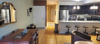 Large New 3 br 2.5 ba townhouse in historic Albany neighborhood. Free parking.⁹
