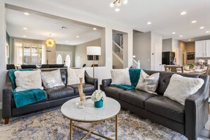 Fernseher, Kamin