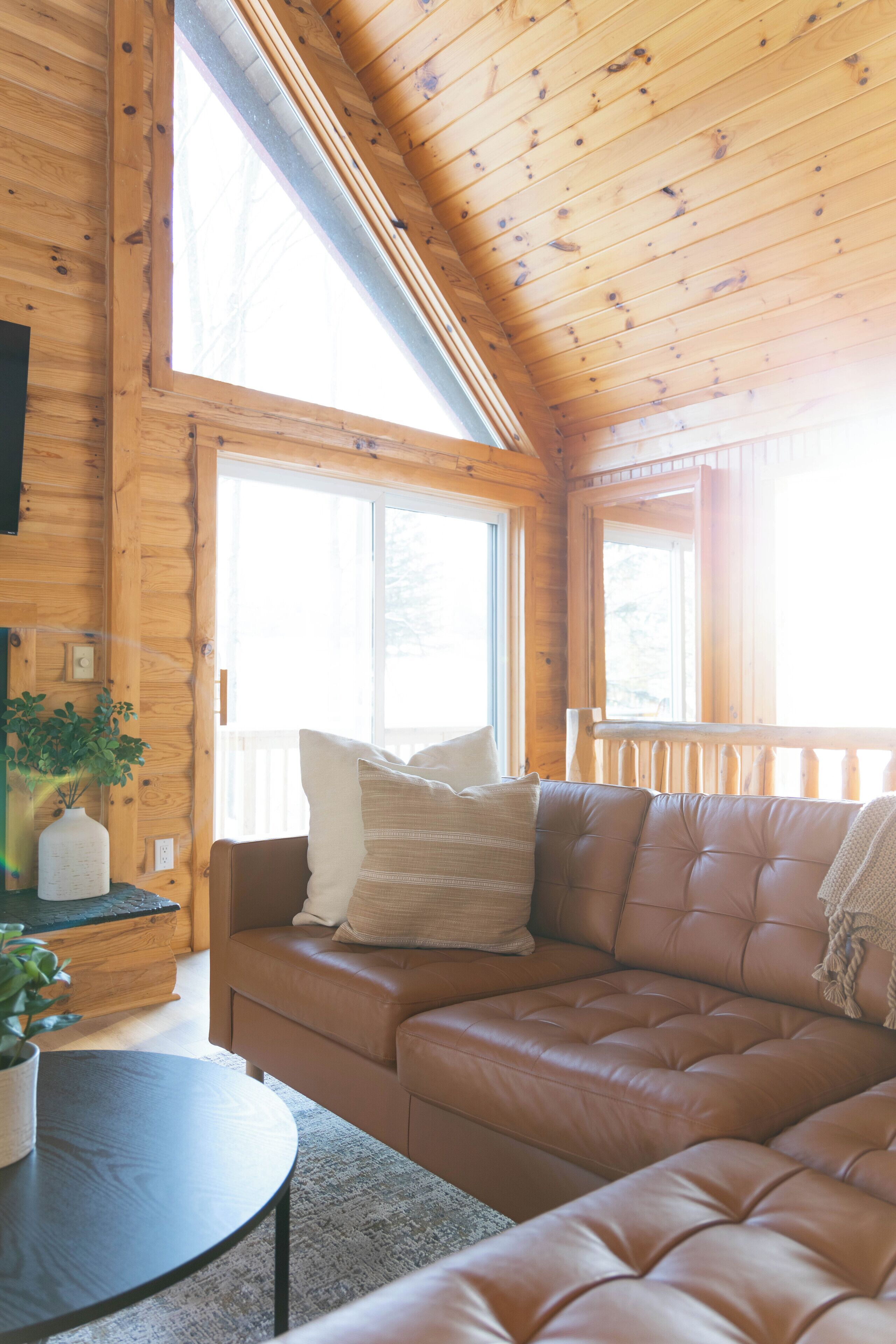 Smart TV, fireplace, video games