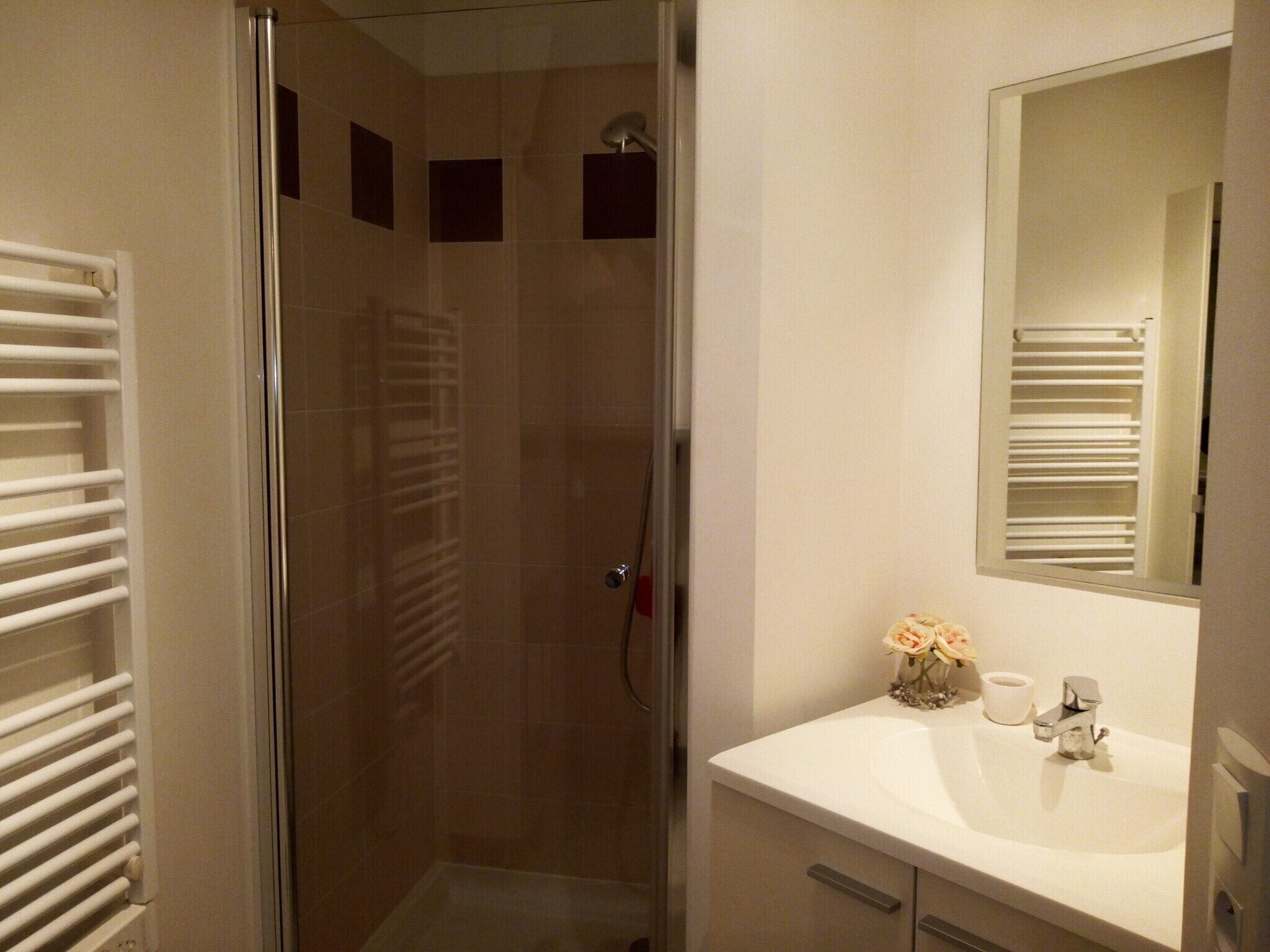 Een douche, een haardroger