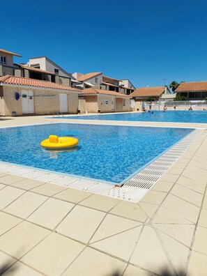 Pool - 🎾 Beautiful apartment in luxury residence in Port with swimming pool and tennis 🎾 (Saint-Cyprien)