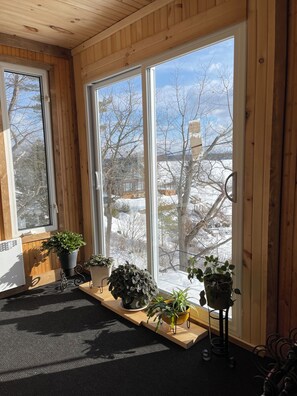 Interior - Fantastic view cosy retreat by the river with forests and swamps to explore..... (Luskville)