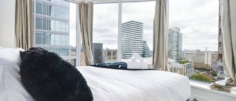 Blackout drapes, iron/ironing board, free WiFi